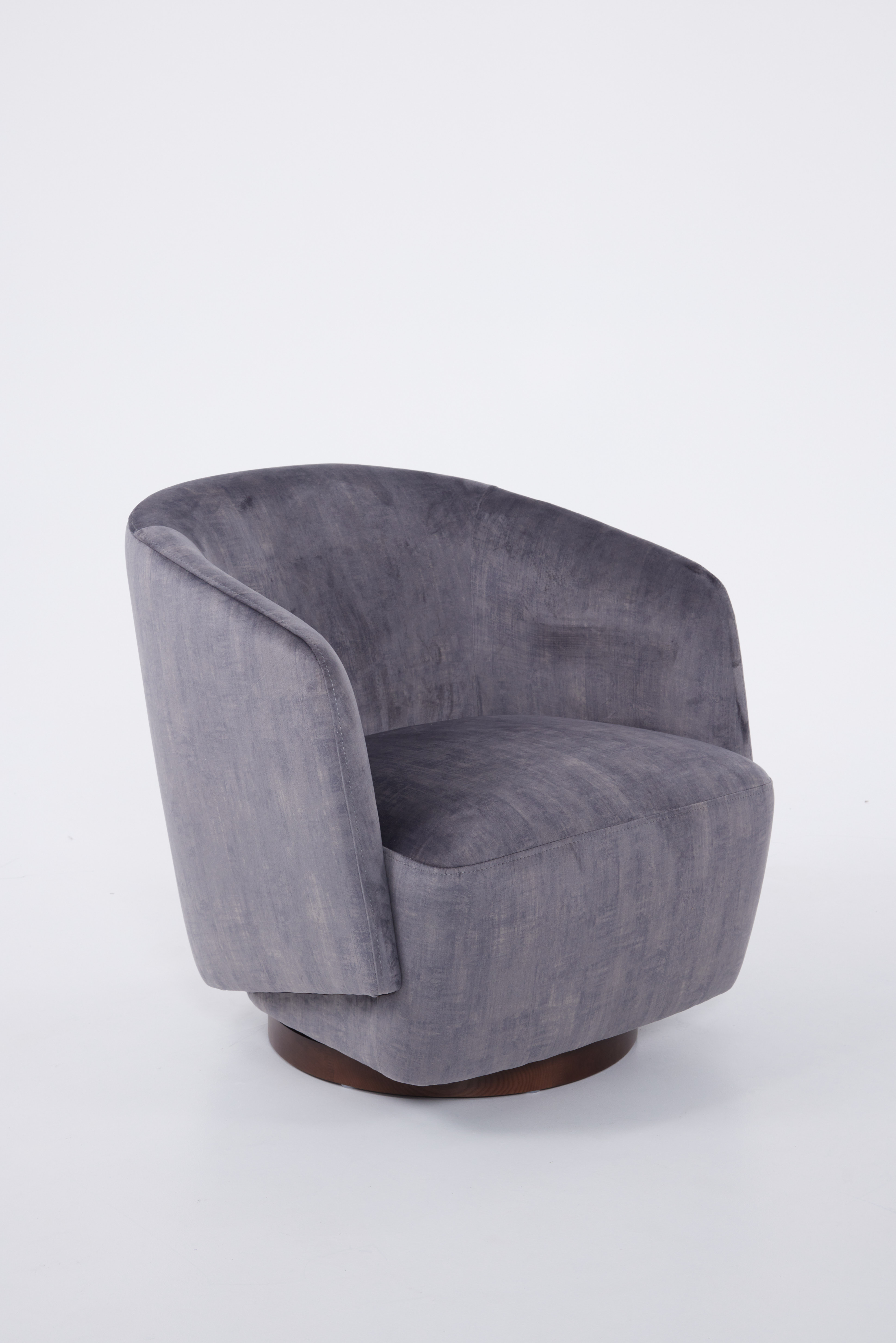 Beck Swivel Armchair Steel