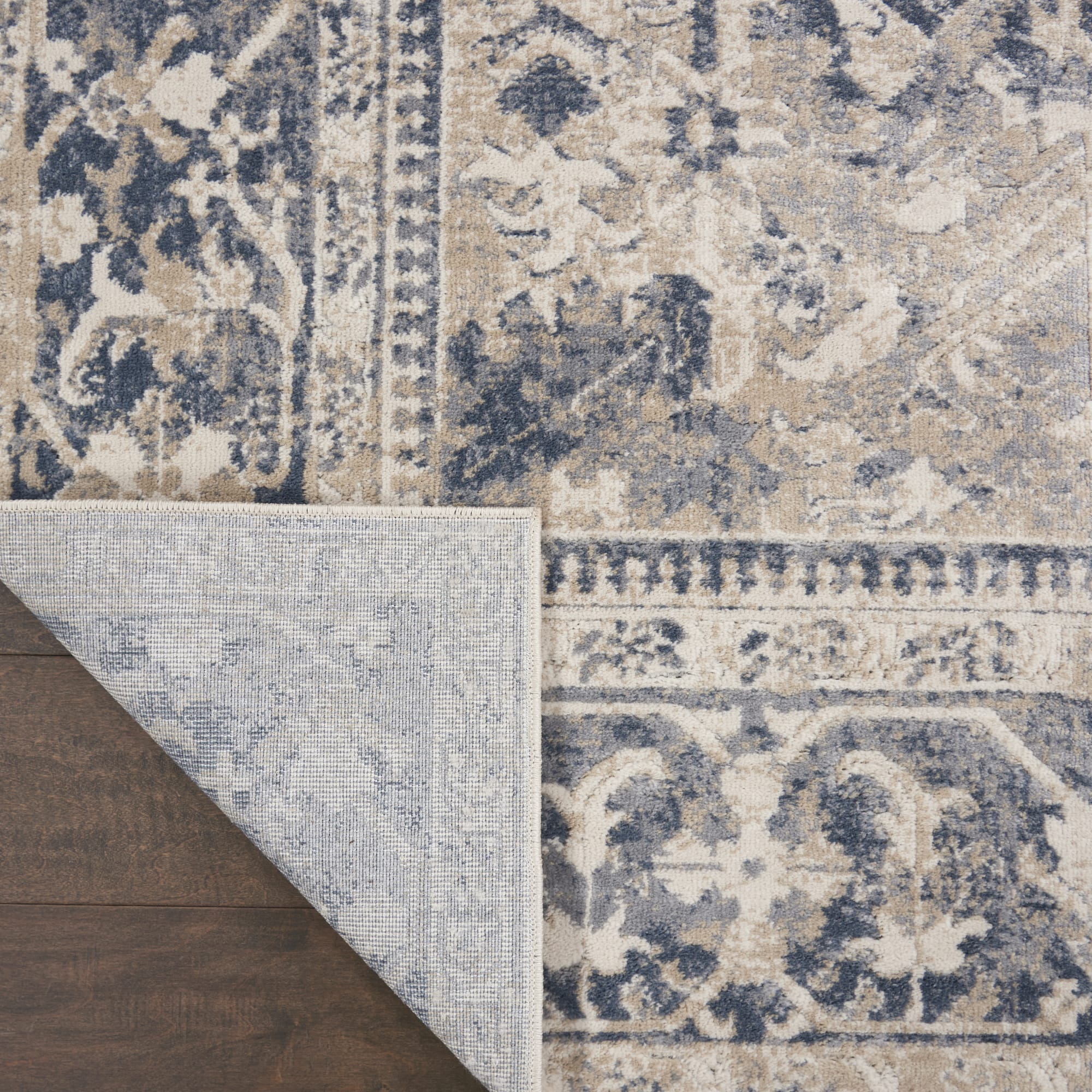 Malta Rug MAI05 Ivory/Blue