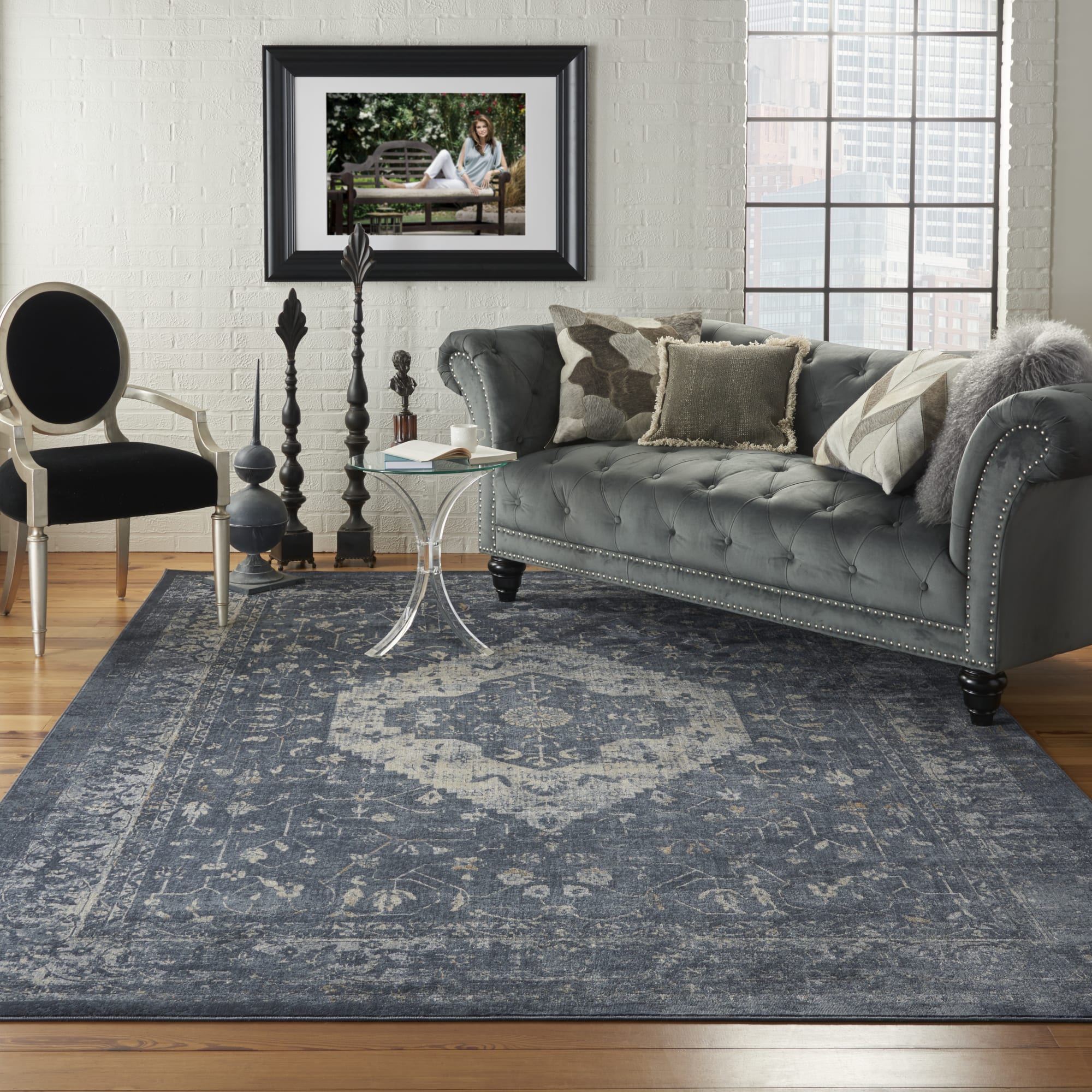 Malta Rug MAI11 Navy