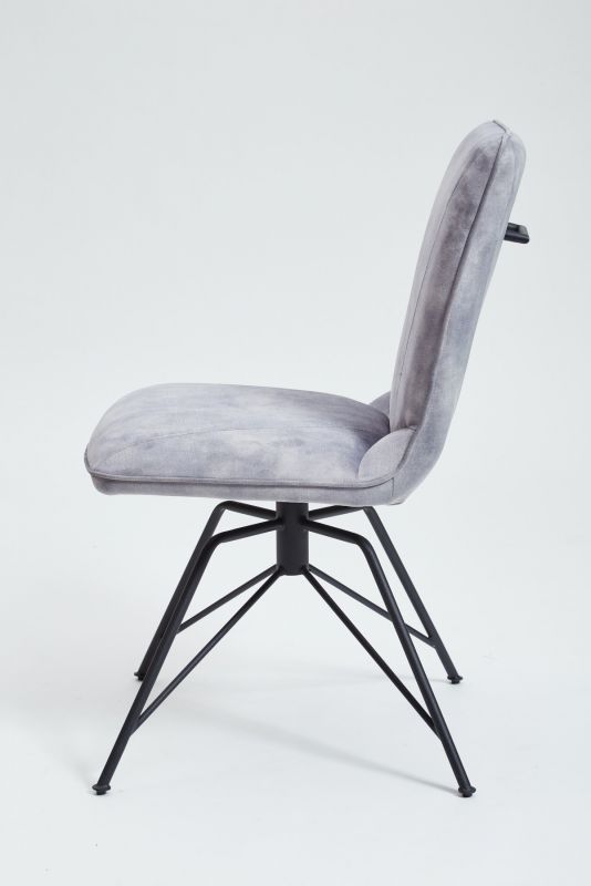 Tietro 140-200cm Extend Dining Table and 4 Grey Carter Dining Chairs - Bundle Deal