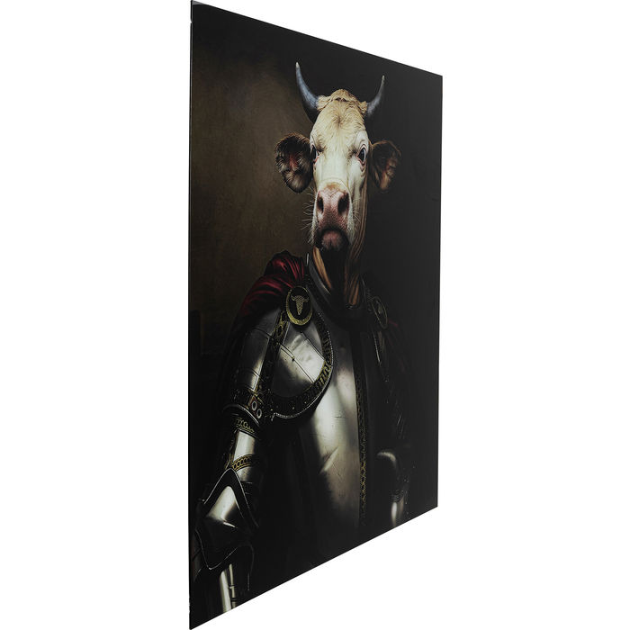Glass Knight Cow Picture