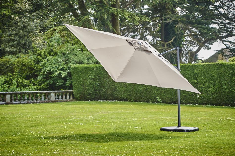 Provence Deluxe Parasol - Taupe