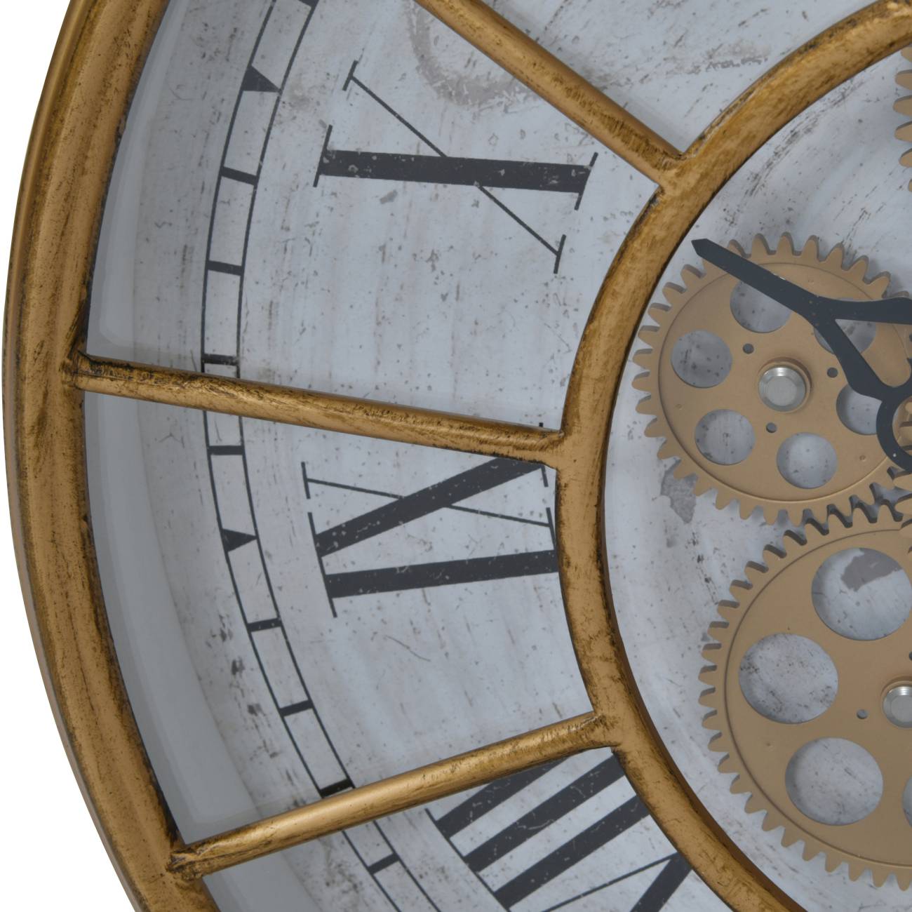 Blackwell Gold Skeleton Clock