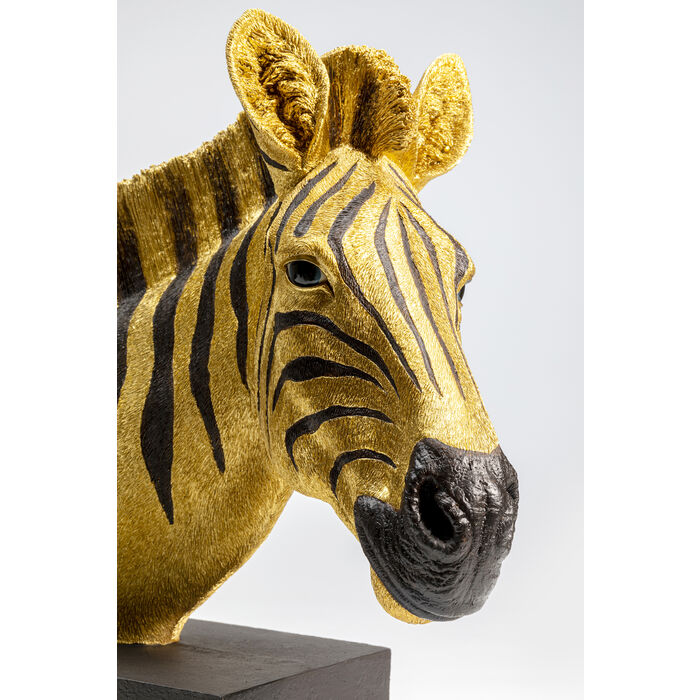 Gold Zebra Deco Object