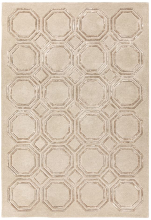 Nexus Rug Octagon Beige/Beige