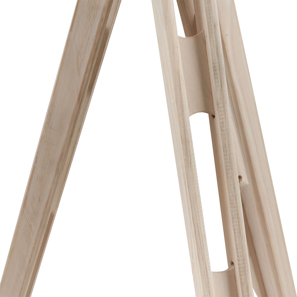 Staithes Natural and Silver Marine Tripod Floor Lamp