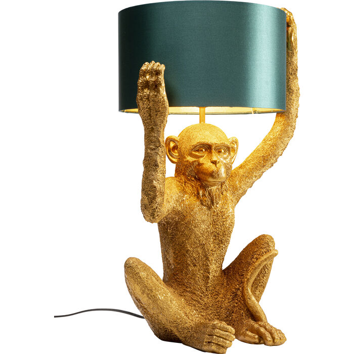 Monkey Holding Table Lamp