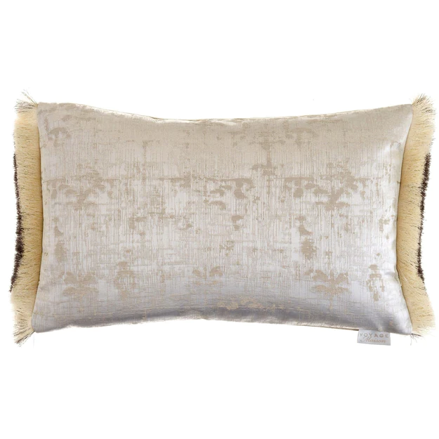 Orta Caramel Jacquard Cushion