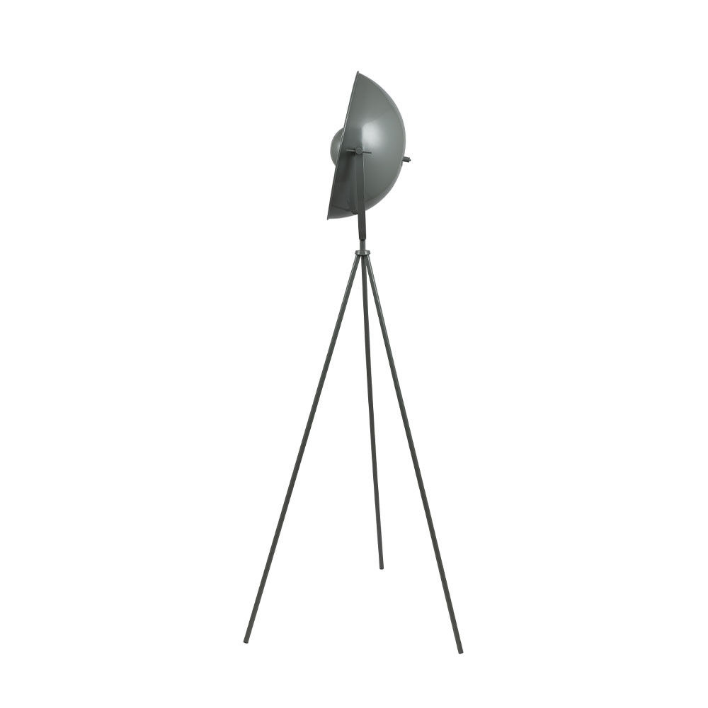 Sona Grey and Silver Tripod Floor Lamp