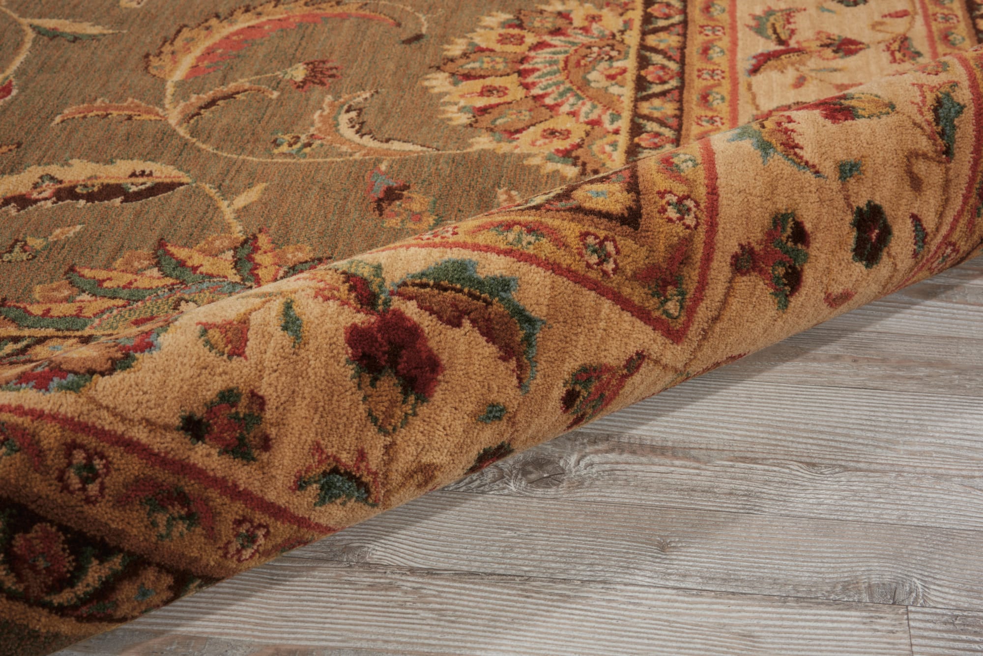 Living Treasures Rug LI04 Green