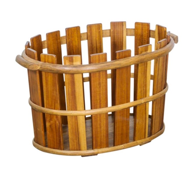 Reclaimed Wooden Basket