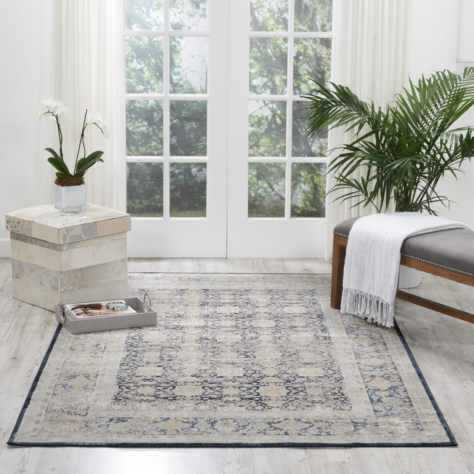 Malta Rug MAI09 Navy