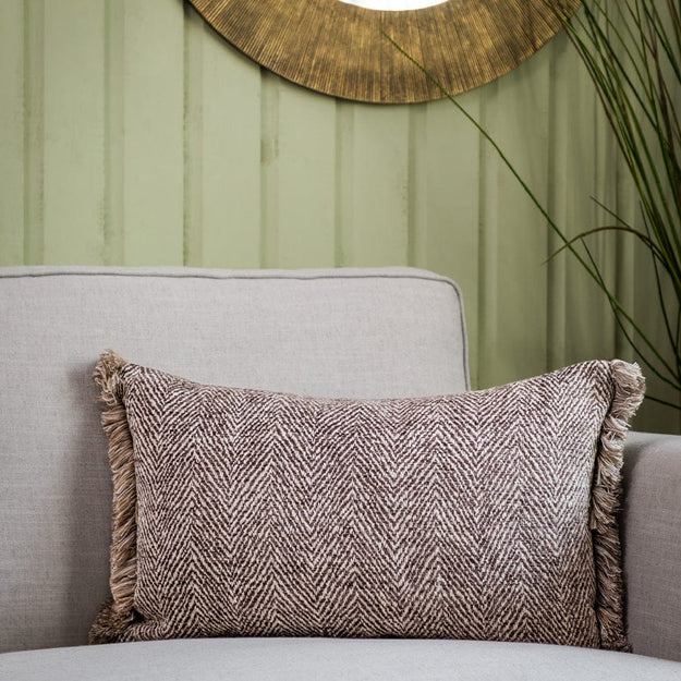 Oryx Slate Chenille Cushion