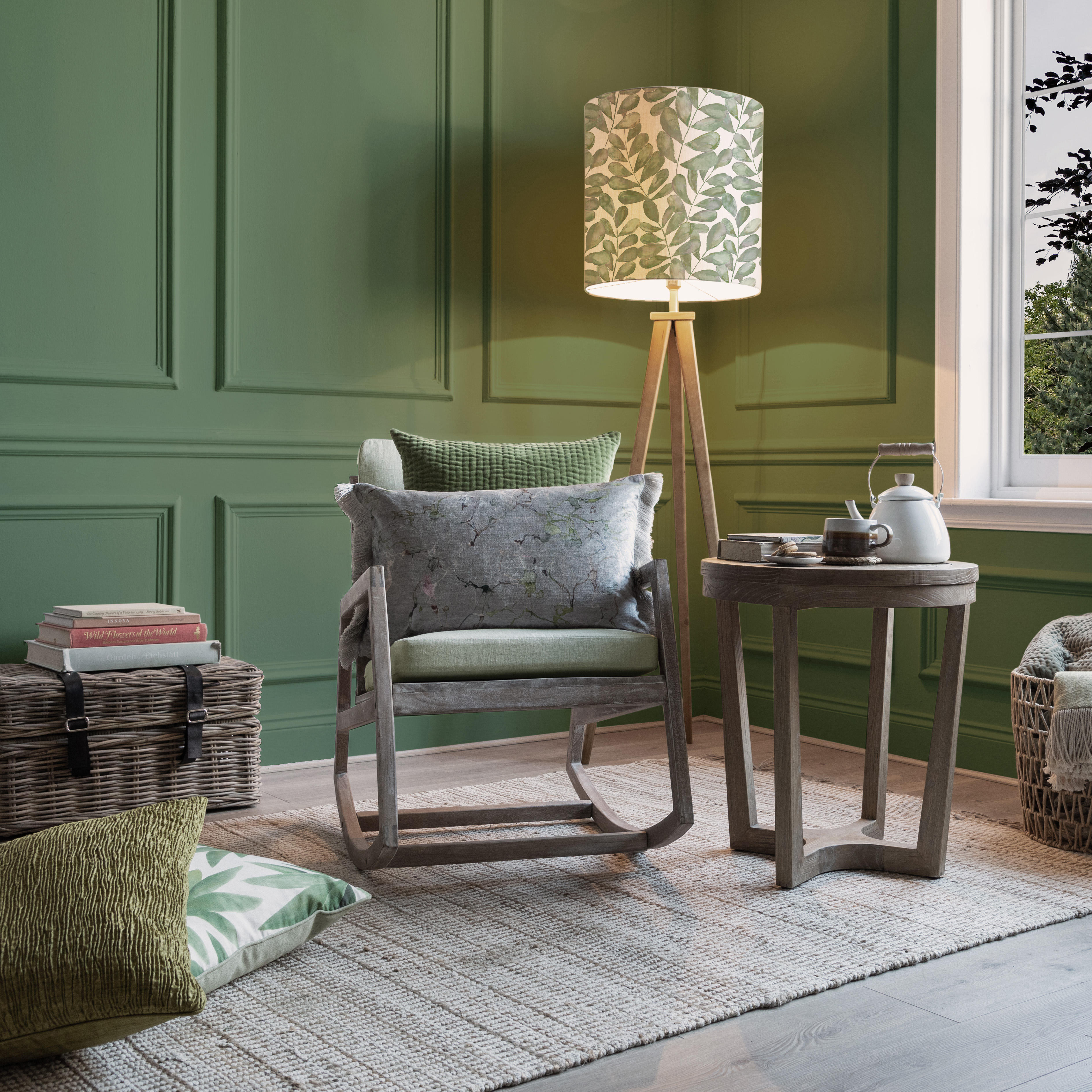 Carrara Meadow Velvet Cushion