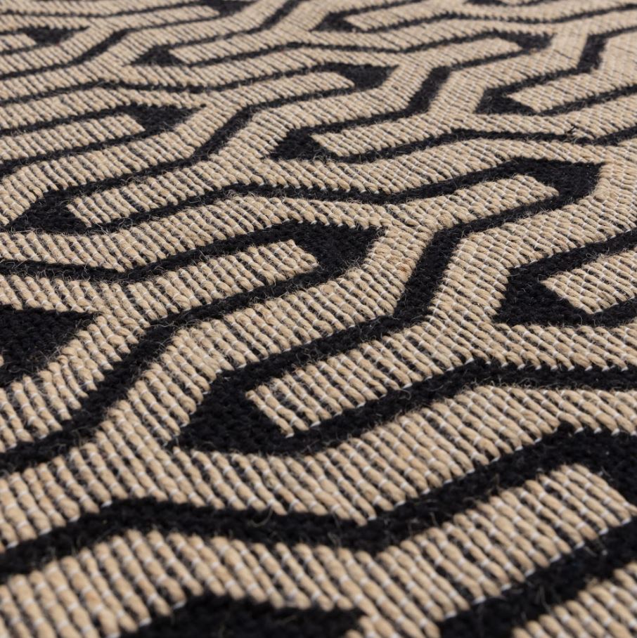 Global Rug Black Lattice
