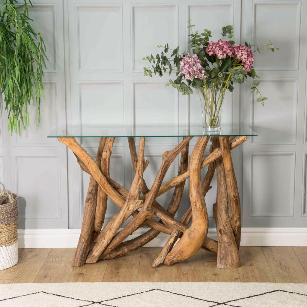 Teak Console Table