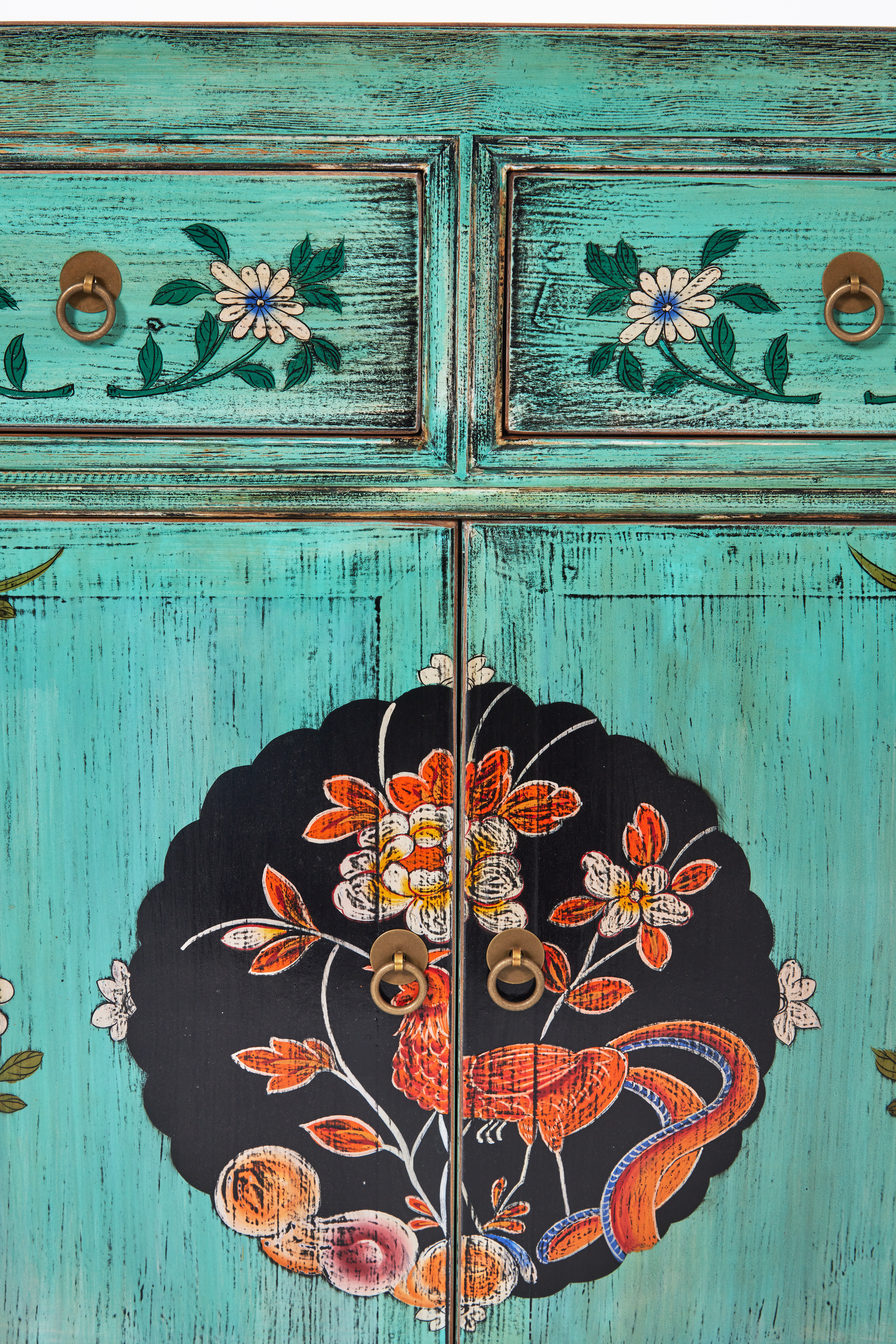Santorini 2 Drawer 2 Door Cabinet