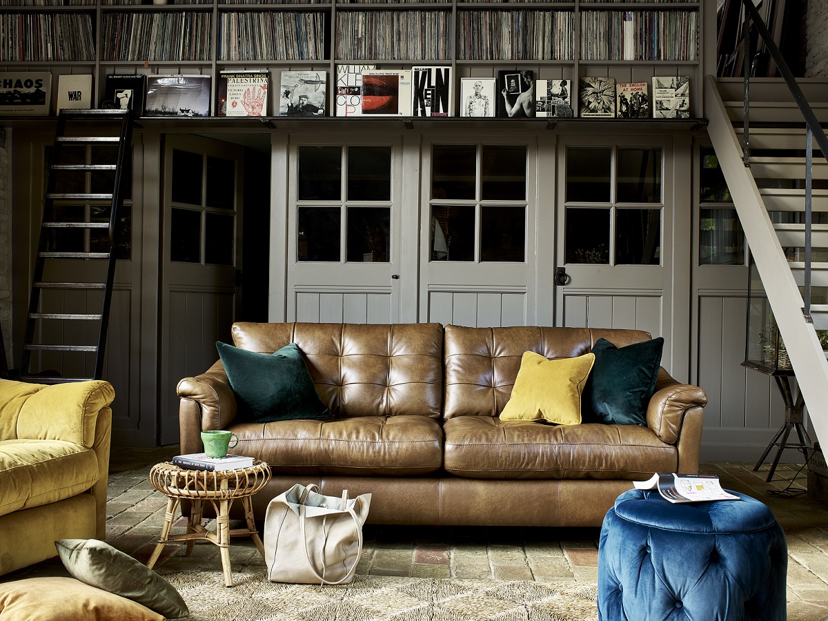 Newmarket Midi Sofa - Leather