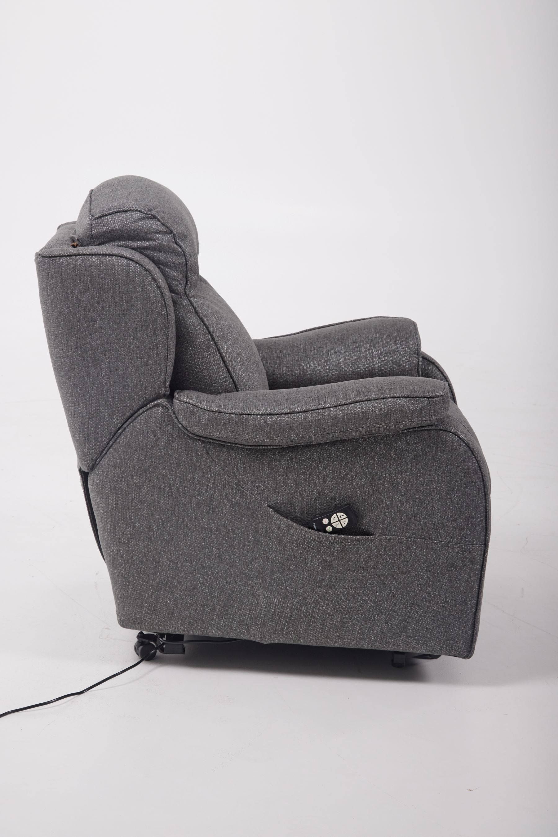 Parker Knoll Boston Rise and Recline Armchair Catrin Charcoal