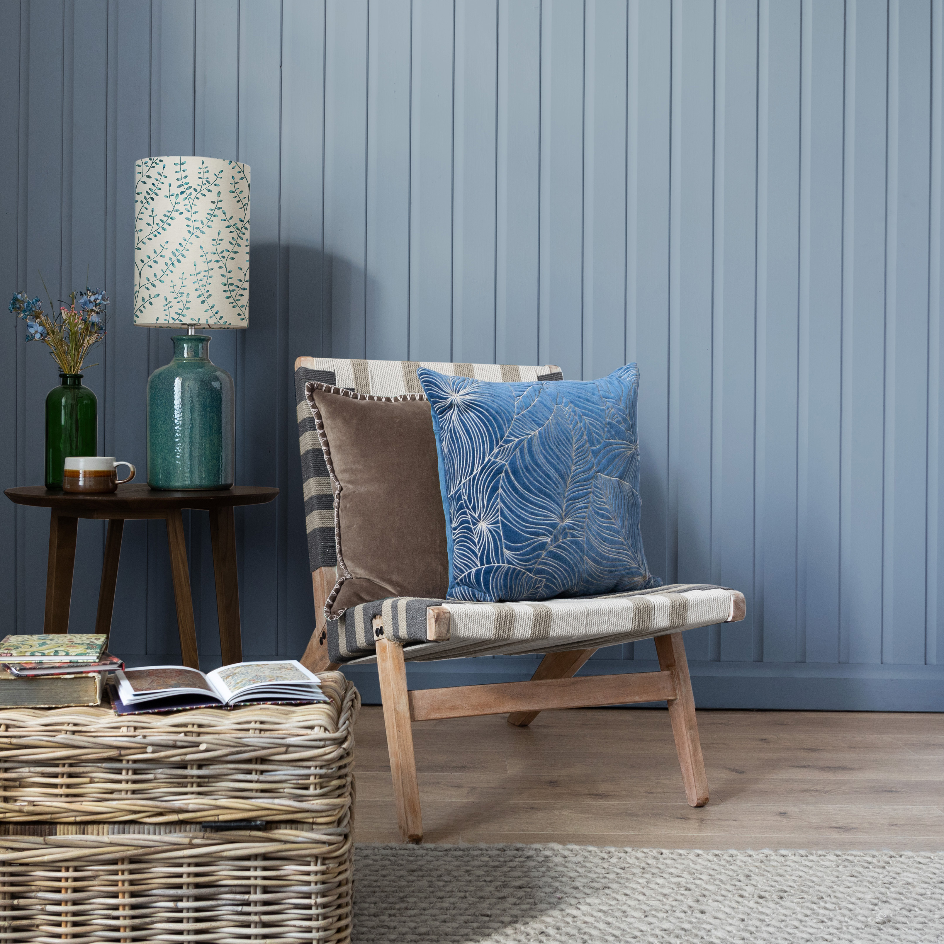 Taro Bluebell Cushion