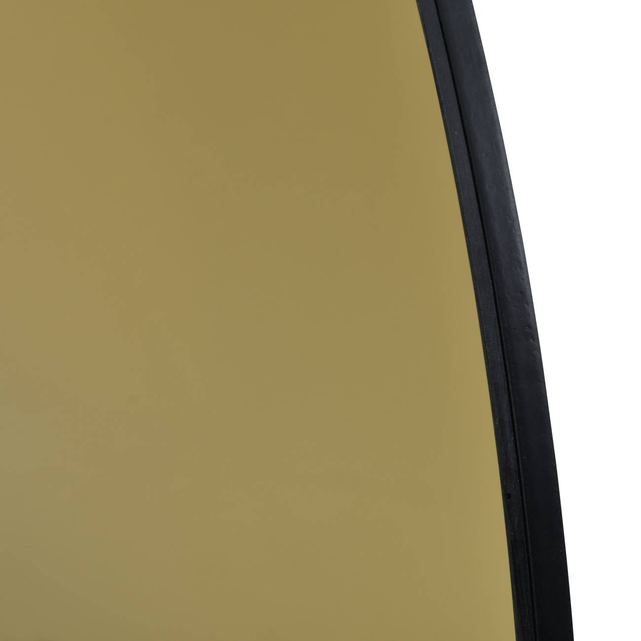Golden Half Moon Wall Mirror