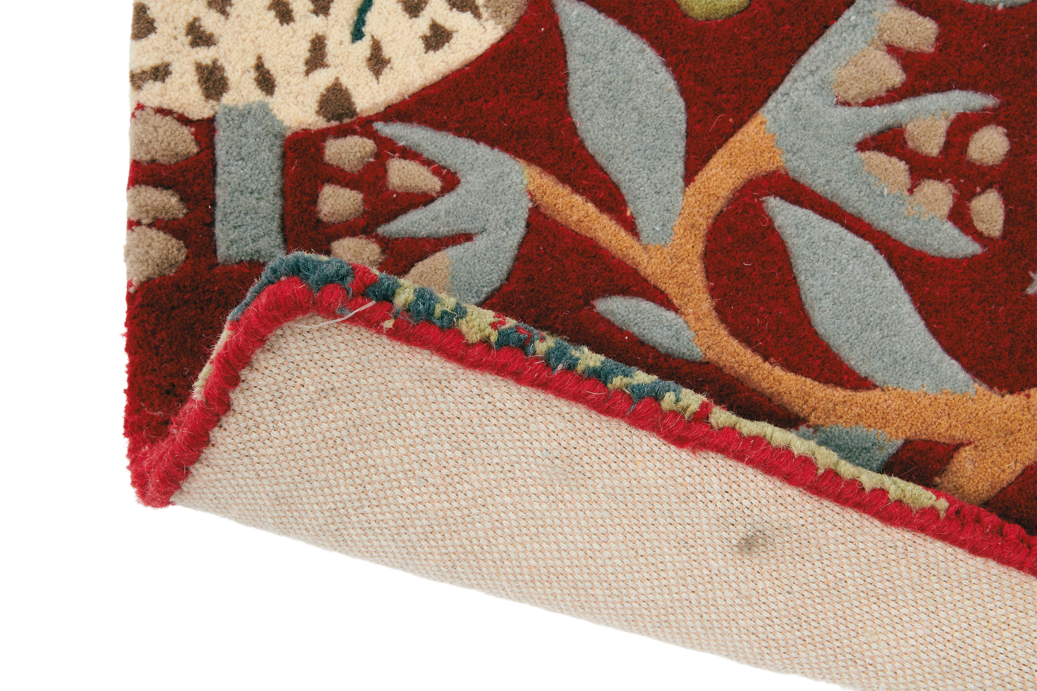 Strawberry Thief Rug Crimson