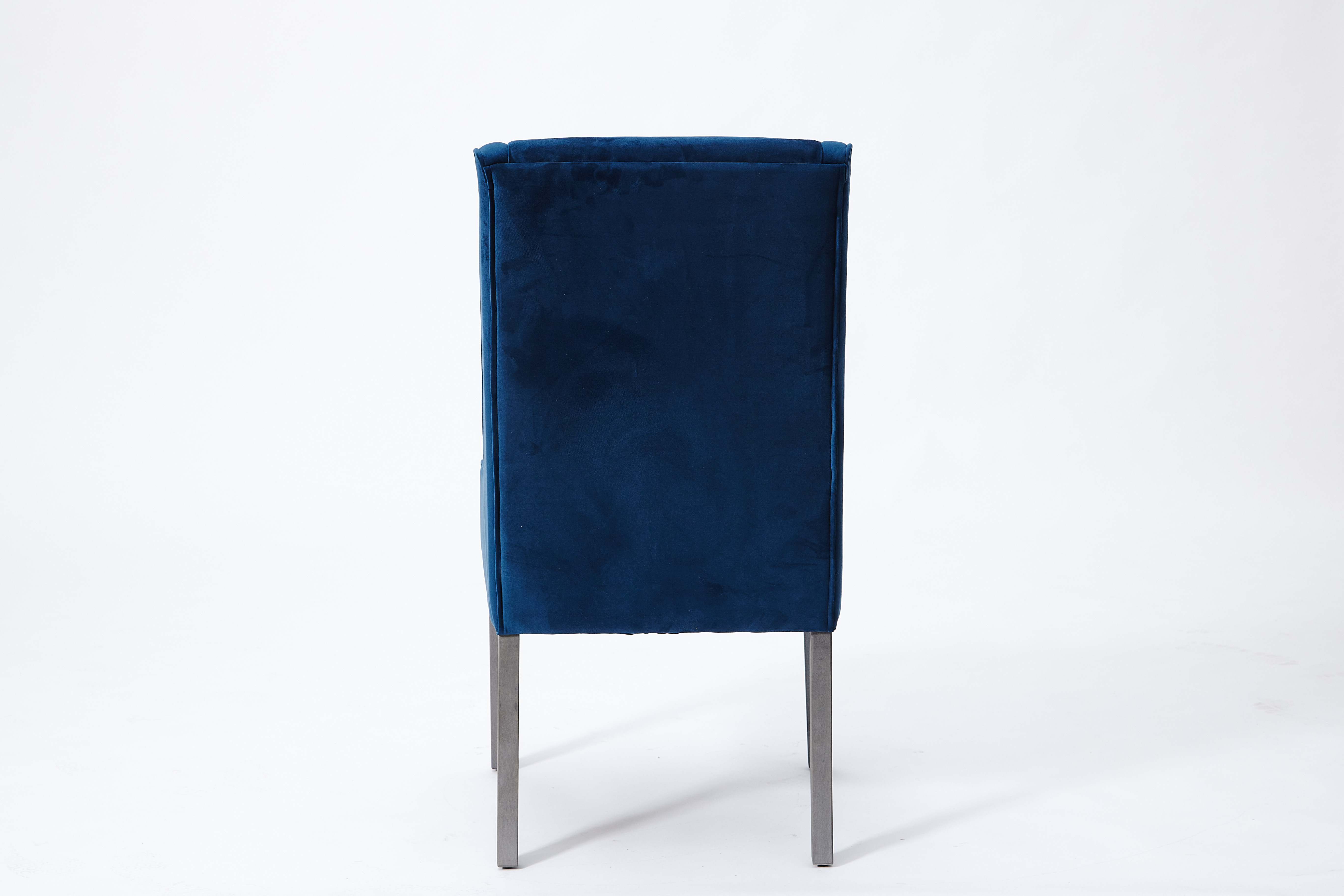 Miller Dining Chair Blue & Grey Leg