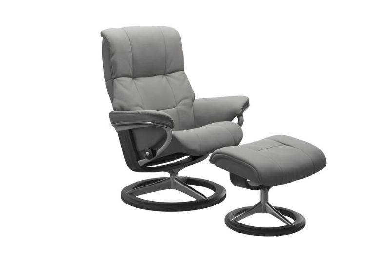 Stressless Mayfair Silver Grey Medium Recliner