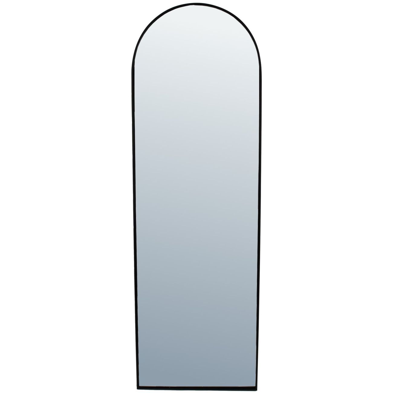 Danny Black Metal Arched Mirror