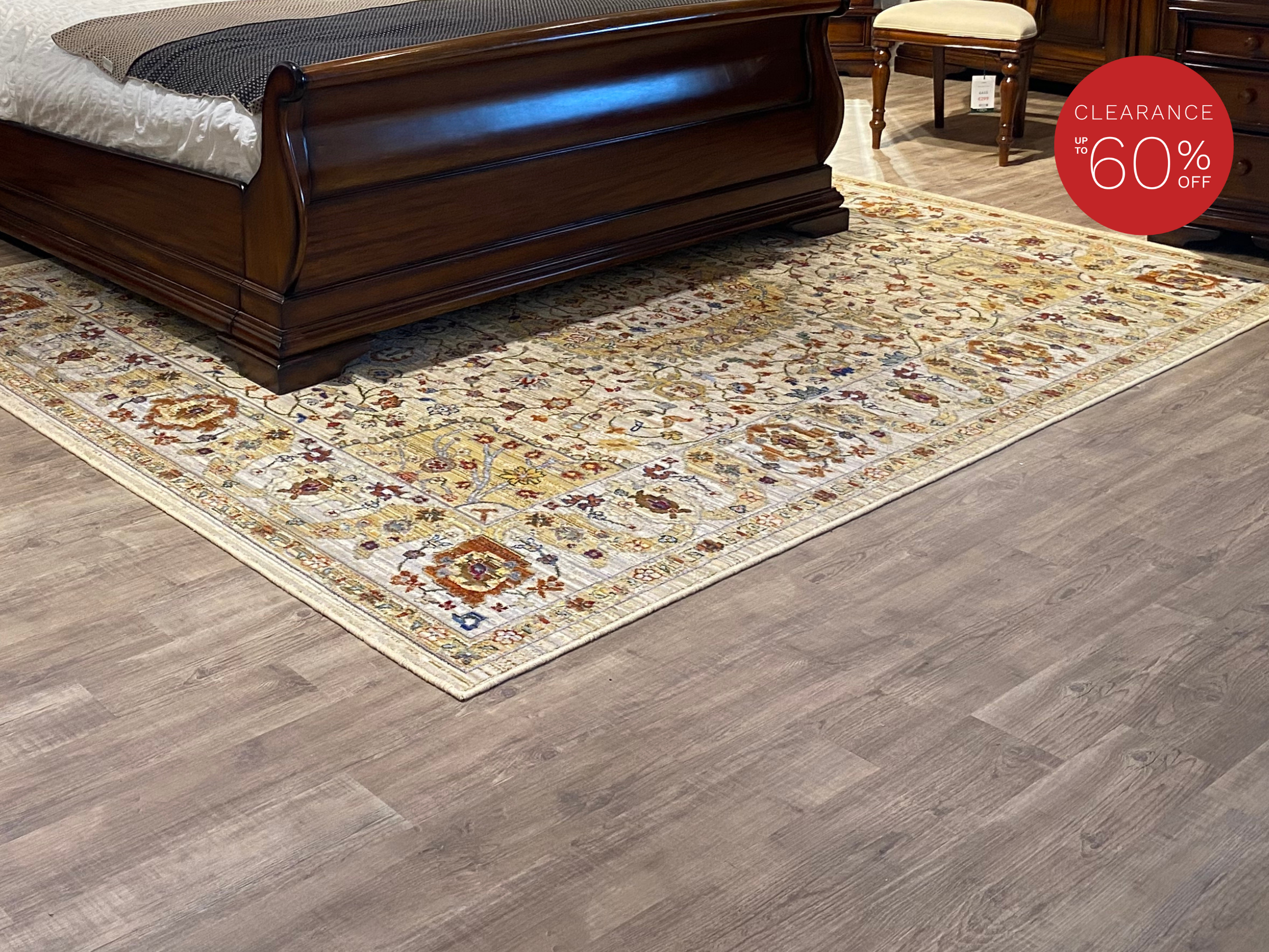 Majestic Rug Sand 236x297cm - Clearance Limerick