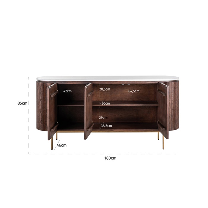 Richmond Barkley 3 Door Sideboard