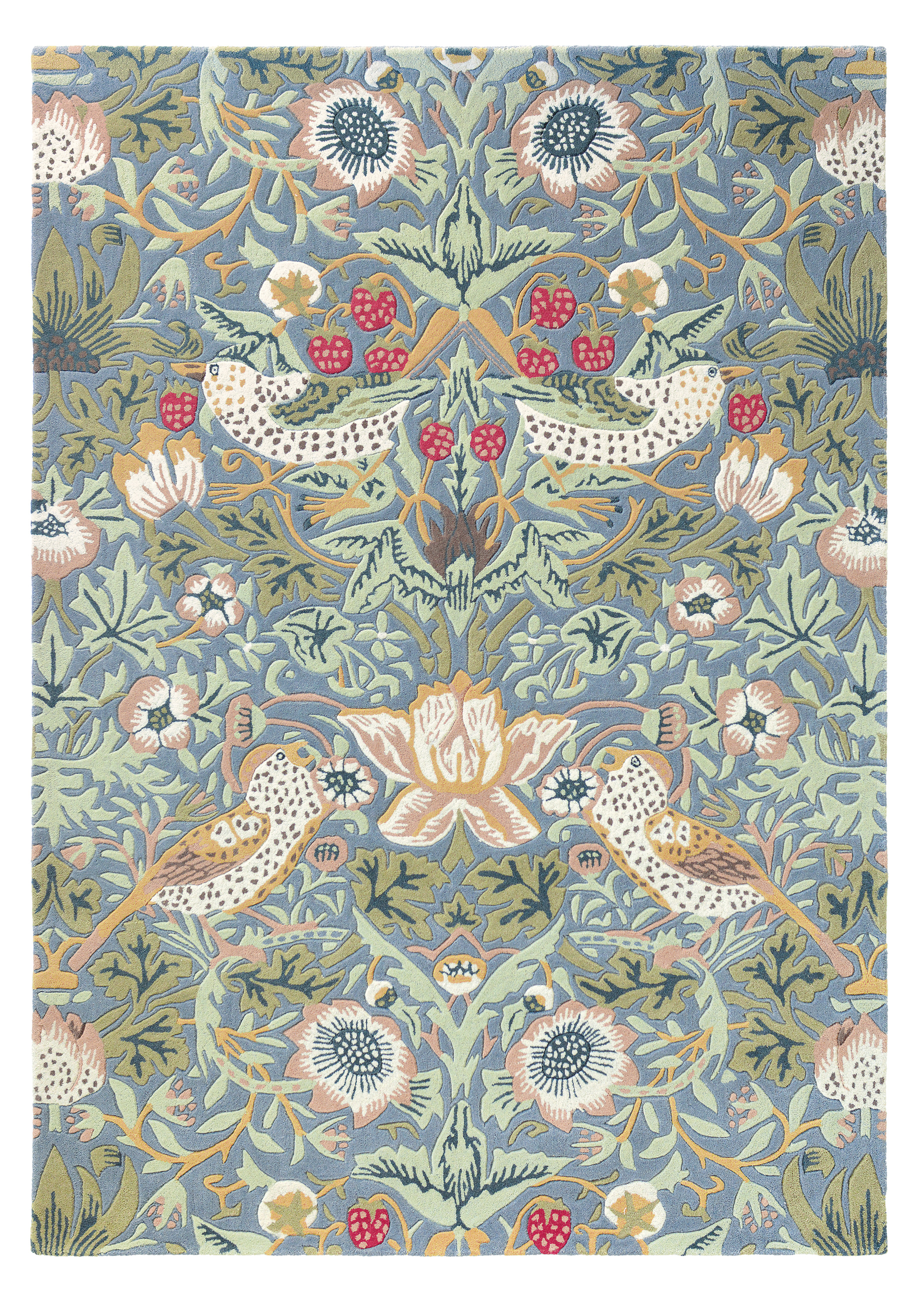 Strawberry Thief Rug Slate