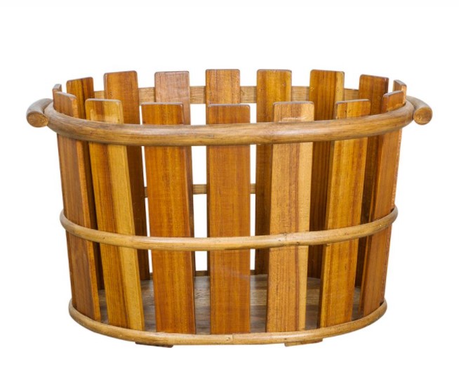 Reclaimed Wooden Basket