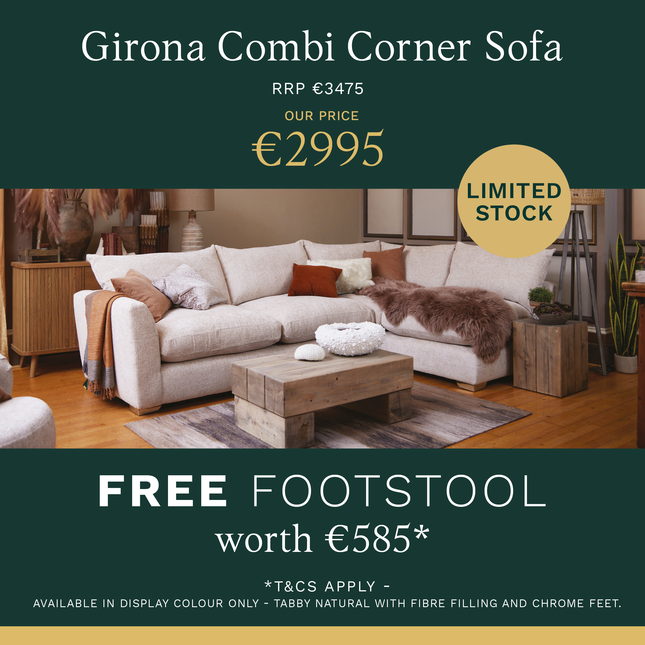 Free Girona Footstool