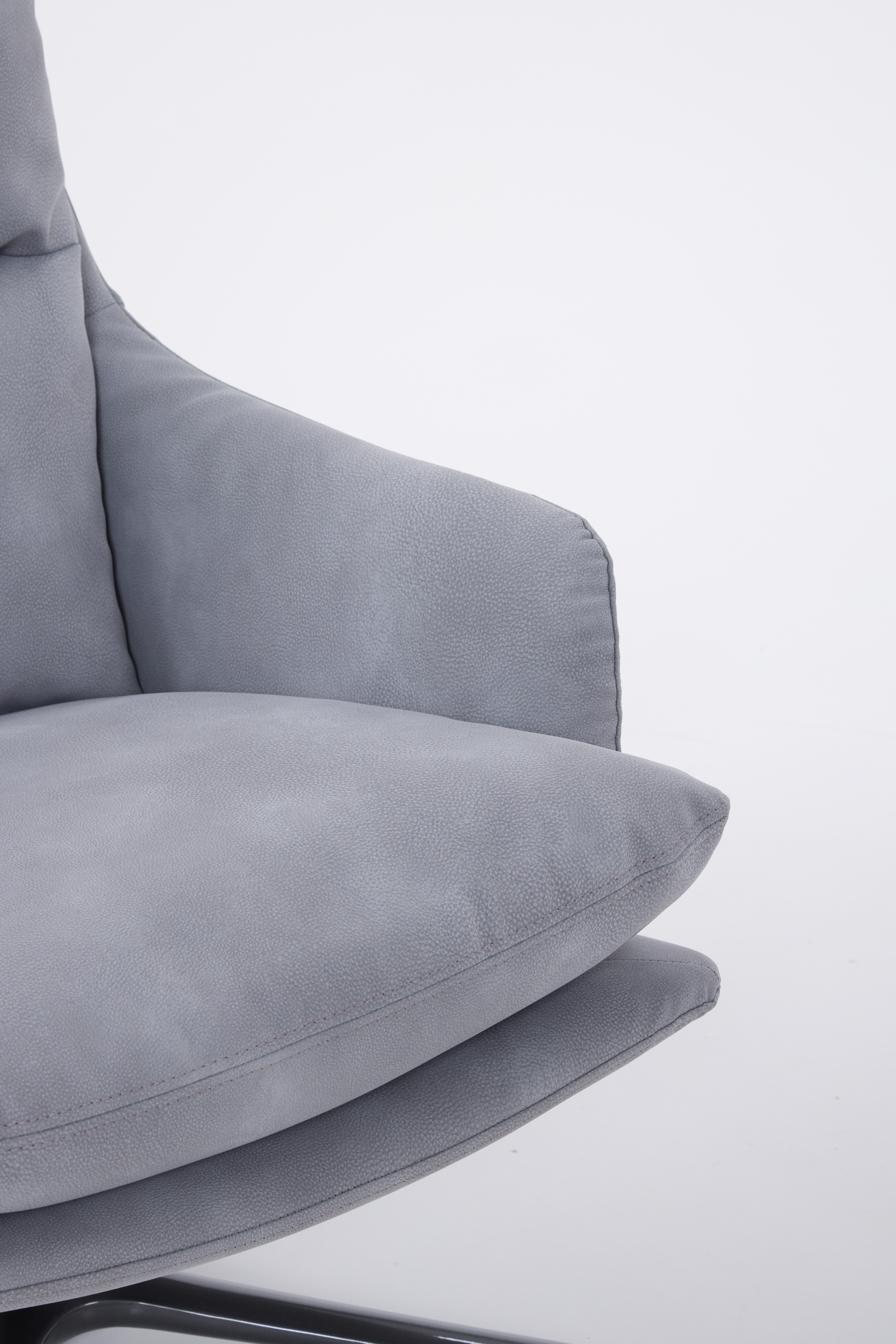 Compton Swivel Chair Silver