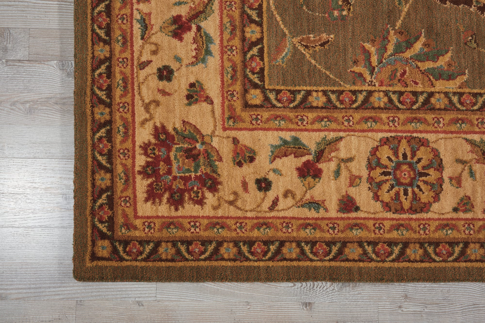 Living Treasures Rug LI04 Green