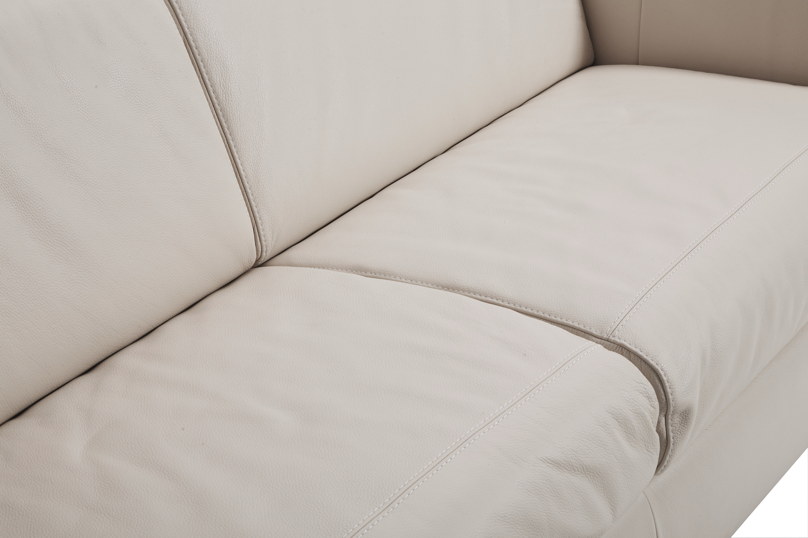 Visconti Leather Sofa Bed - White