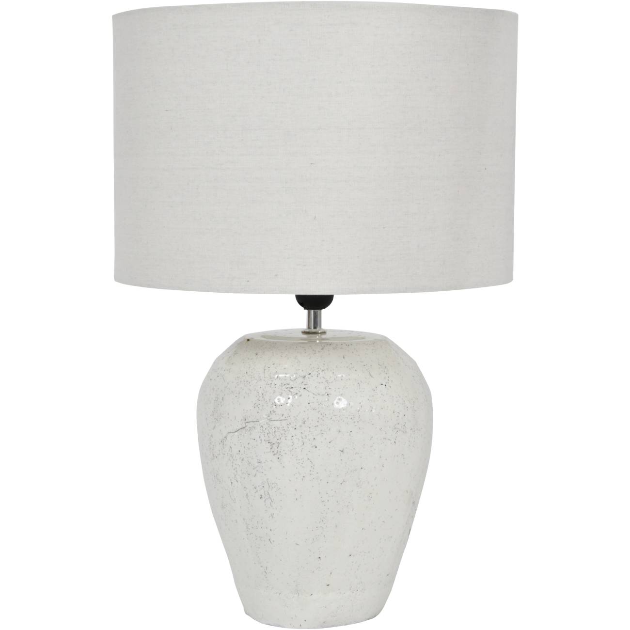 Speckle Terracotta Table Lamp with Shade