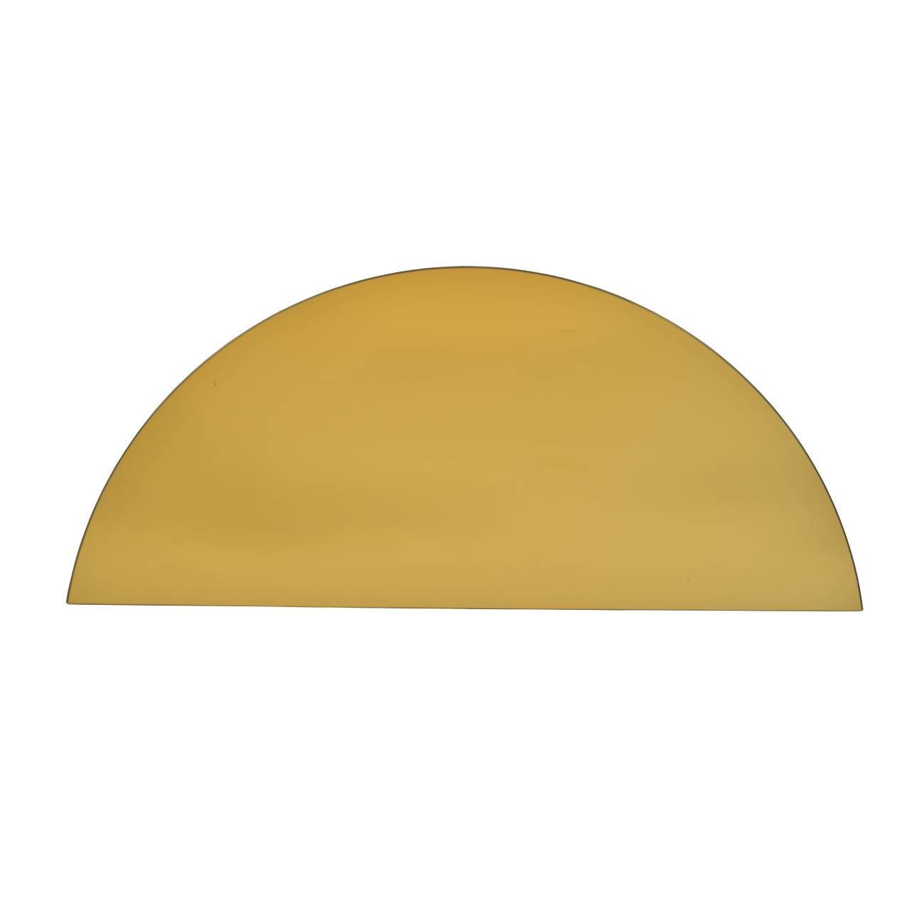 Golden Half Moon Wall Mirror