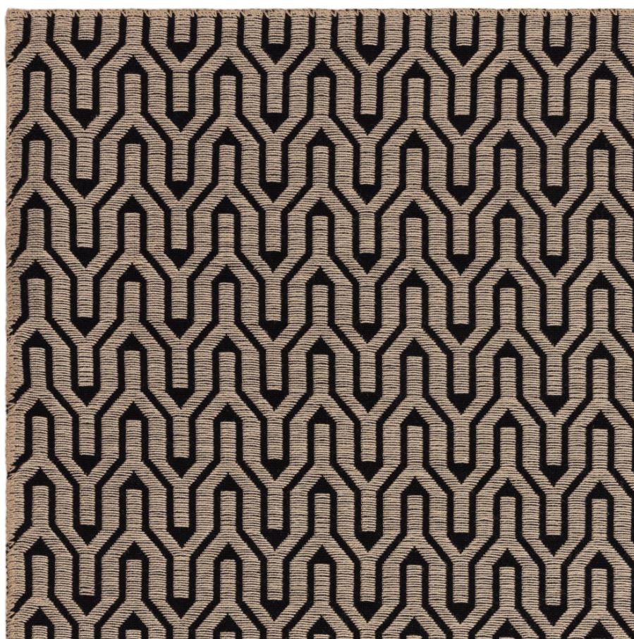 Global Rug Black Lattice