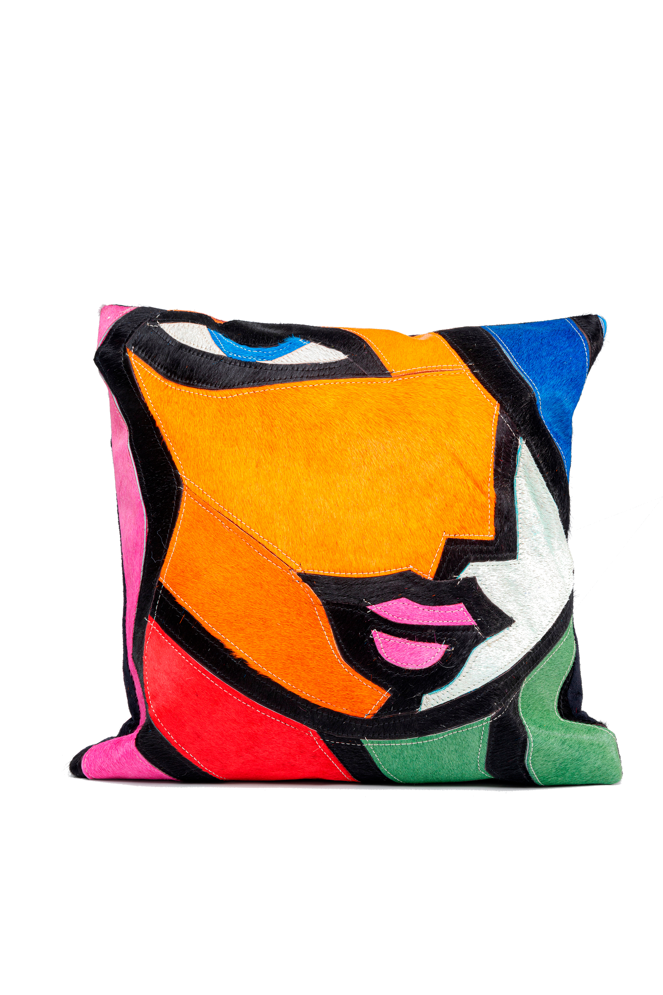 Abstract Lady Face Cushion