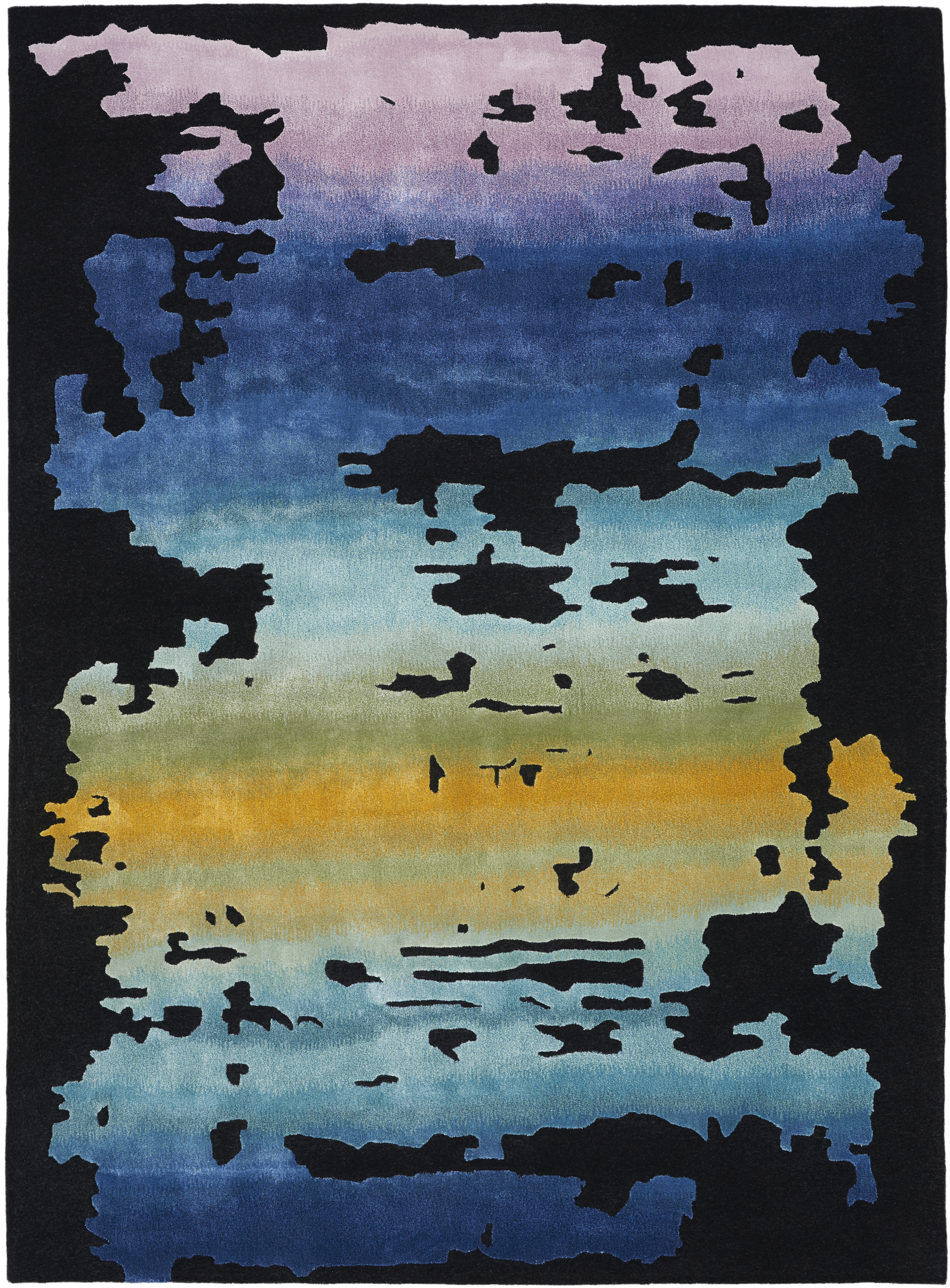 Prismatic Rug PRS23 Black Multicolour