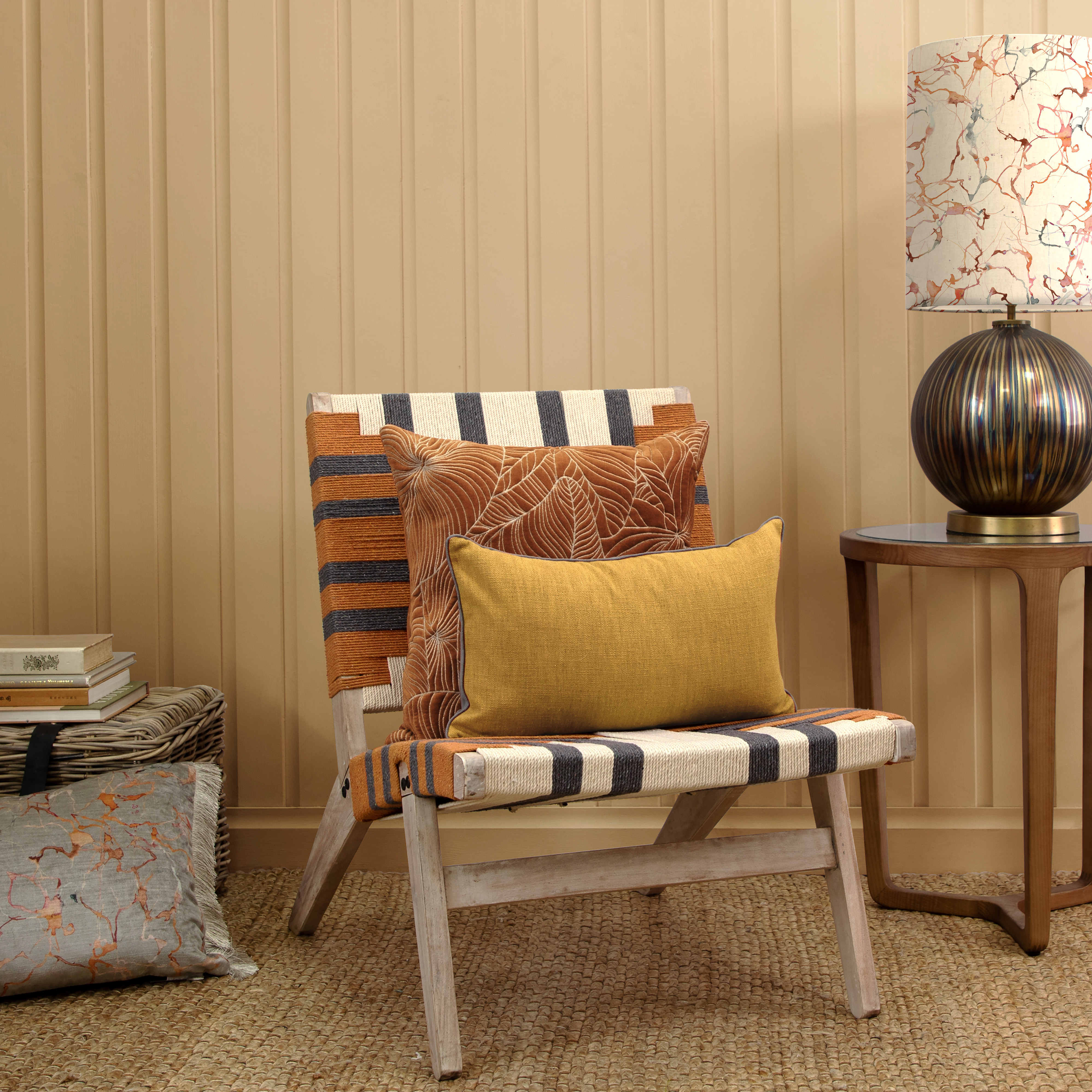 Trento Mustard Cushion
