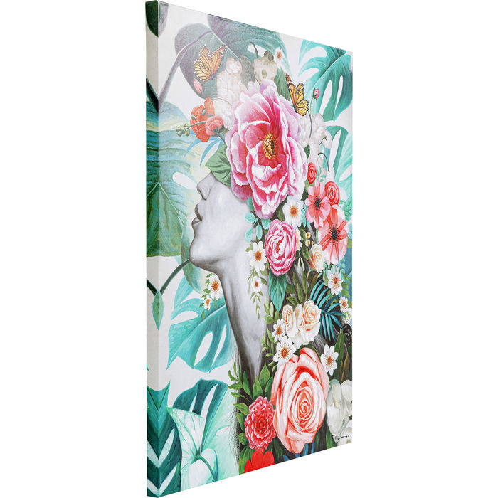 Picture Touched Flower Lady