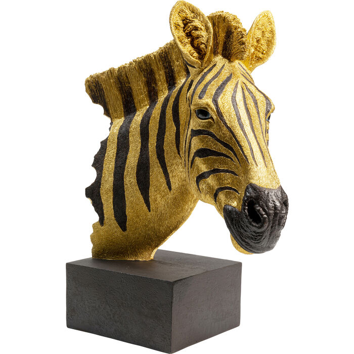 Gold Zebra Deco Object
