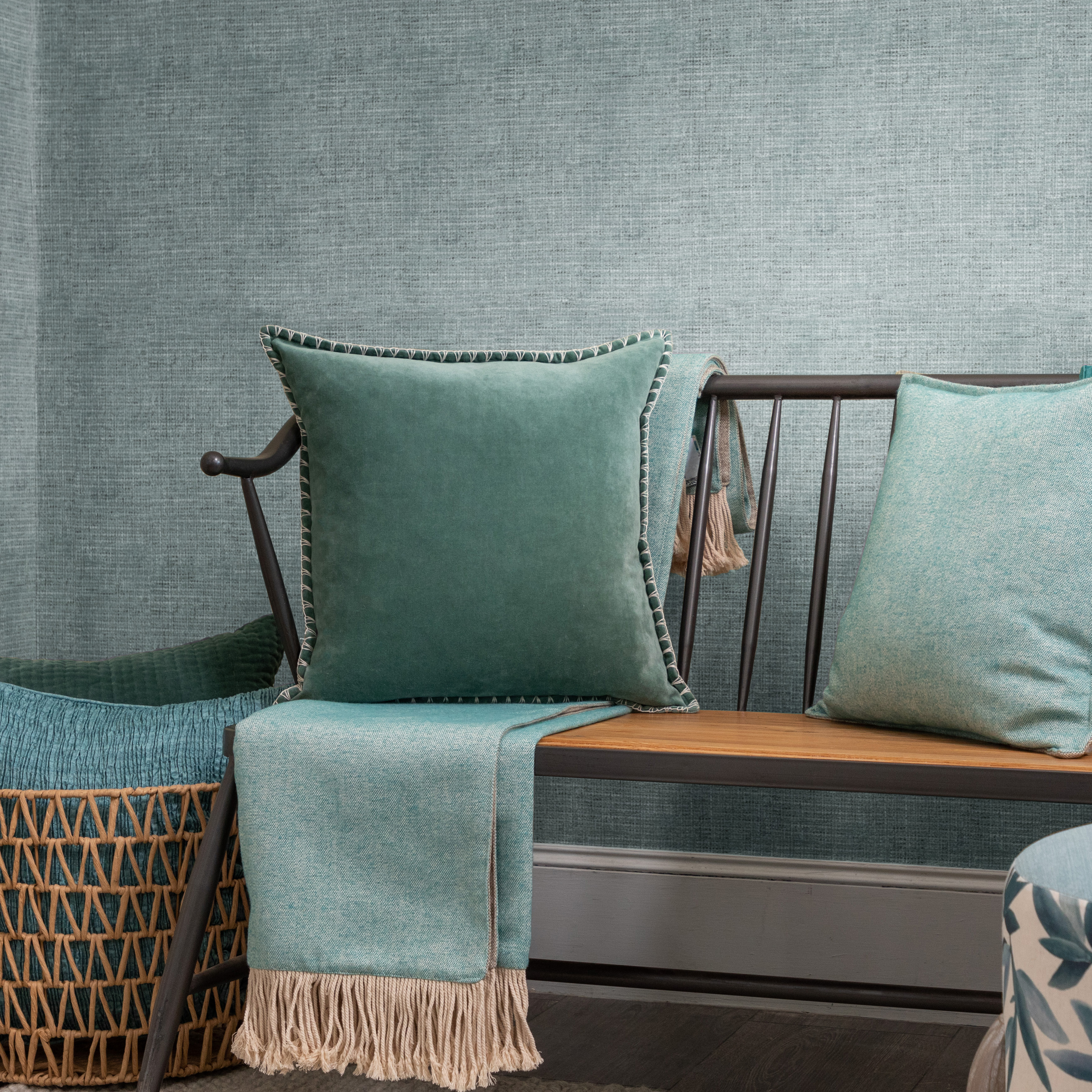 Stitch Seafoam Cushion