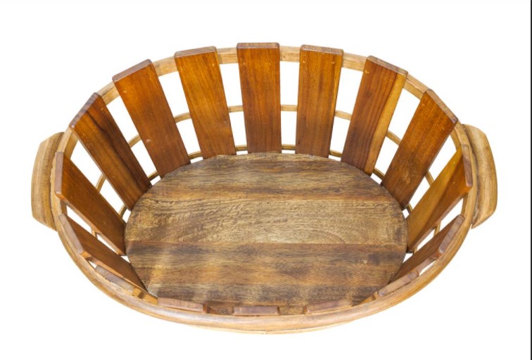 Reclaimed Wooden Basket