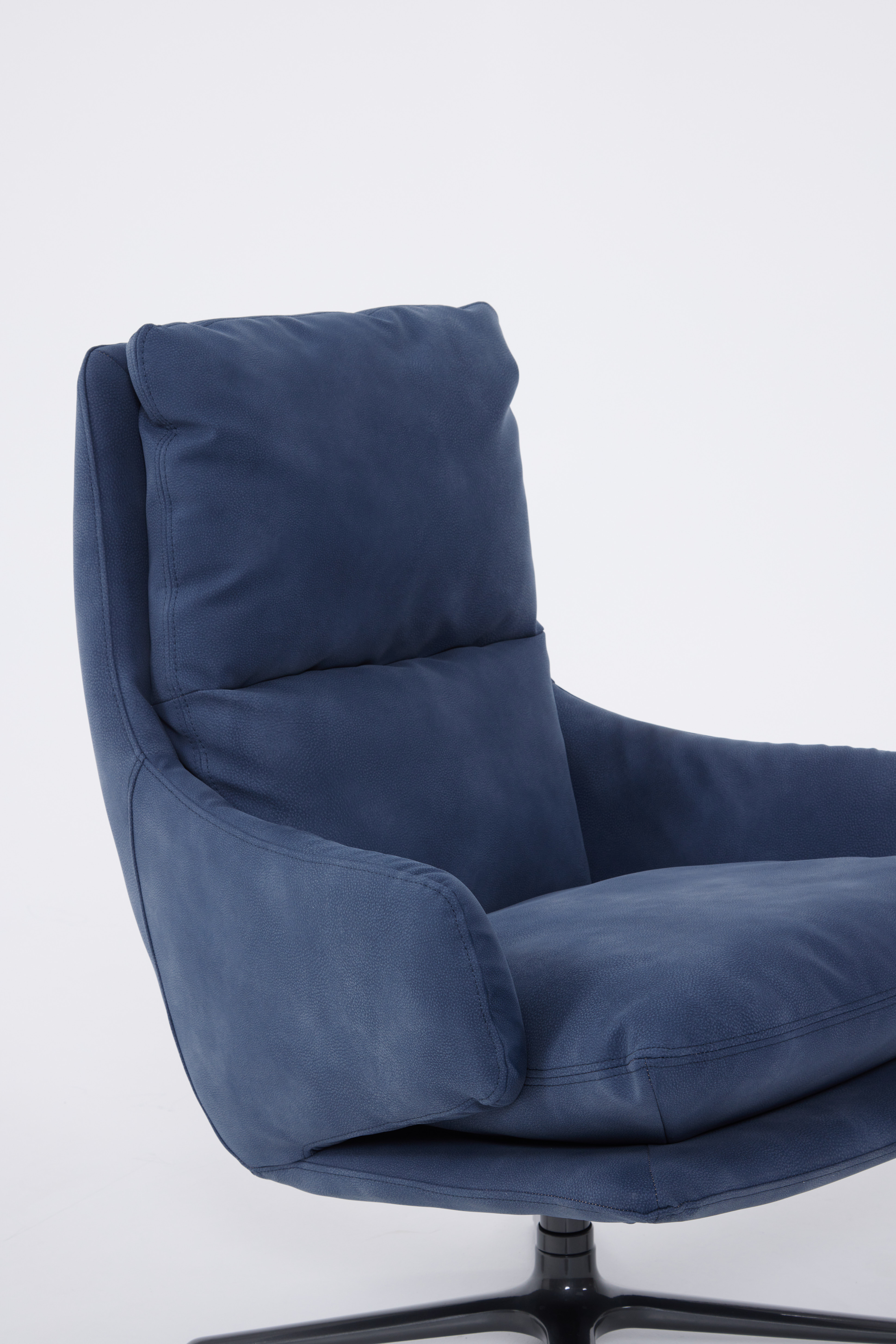 Compton Swivel Chair Navy