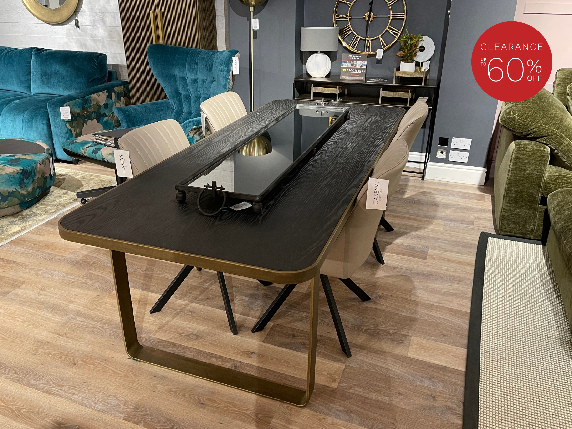 Richmond Hunter Dining Table - Clearance Cork