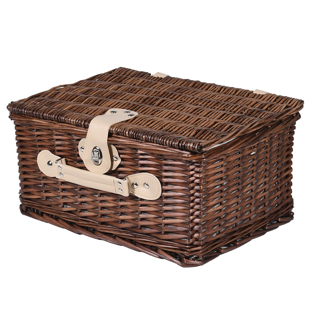 Striped Lining Picnic Basket